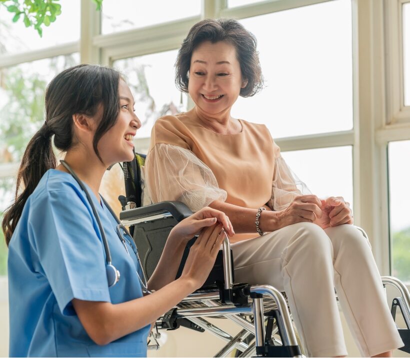 A Wonders caregiver at work
